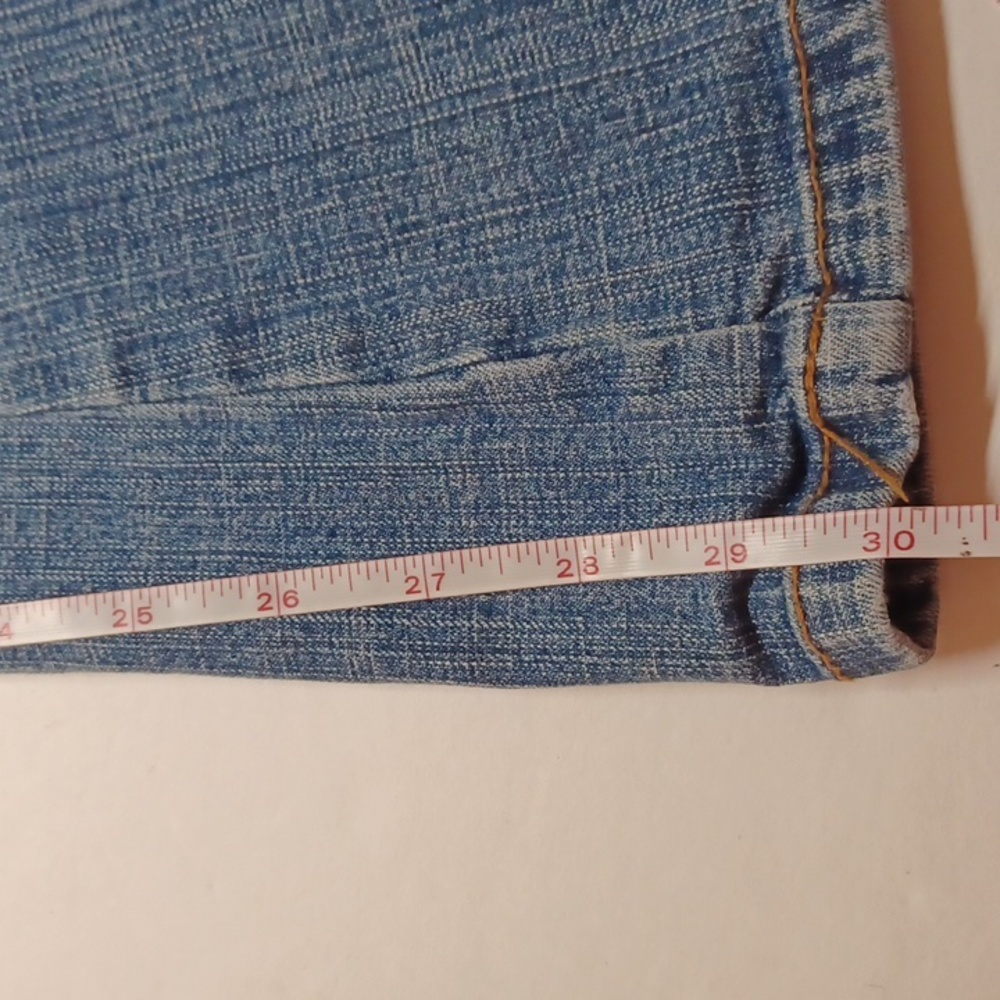 SO flare juniors size 11 Average jeans top yellow stitches boot cut - Picture 9 of 10